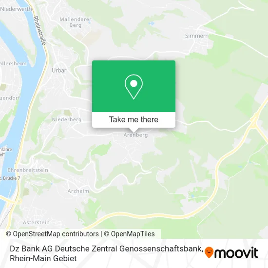 Карта Dz Bank AG Deutsche Zentral Genossenschaftsbank