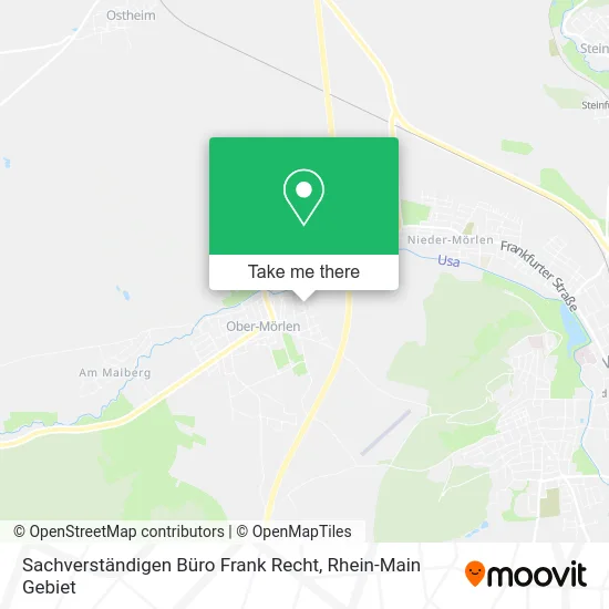 Sachverständigen Büro Frank Recht map