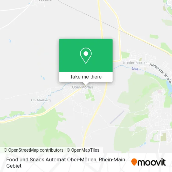 Карта Food und Snack Automat Ober-Mörlen
