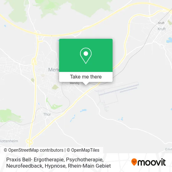 Карта Praxis Bell- Ergotherapie, Psychotherapie, Neurofeedback, Hypnose