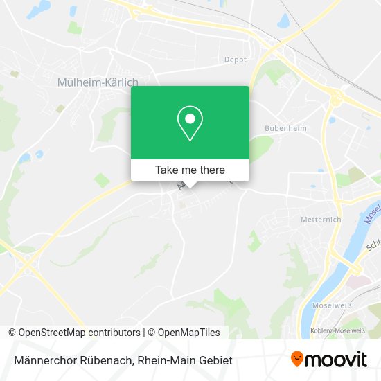 Карта Männerchor Rübenach