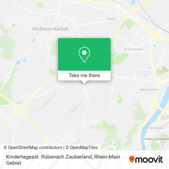 Карта Kindertagesst. Rübenach Zauberland