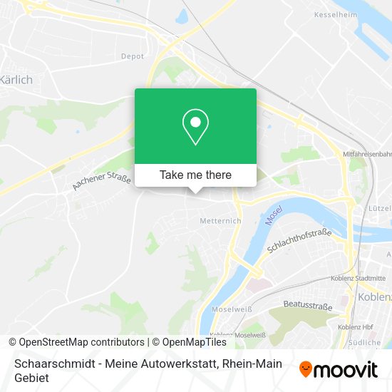 Карта Schaarschmidt - Meine Autowerkstatt