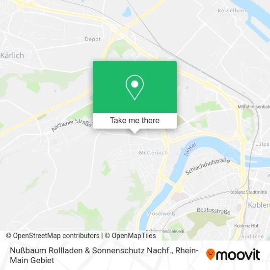 Карта Nußbaum Rollladen & Sonnenschutz Nachf.