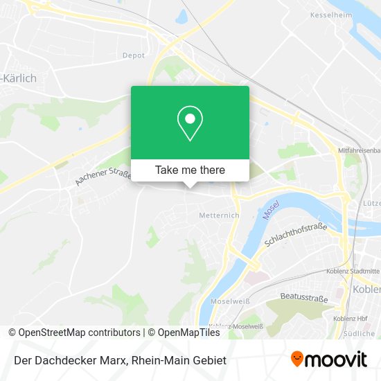 Карта Der Dachdecker Marx