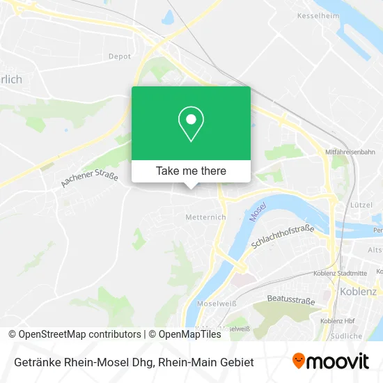 Карта Getränke Rhein-Mosel Dhg