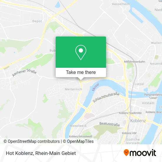 Карта Hot Koblenz