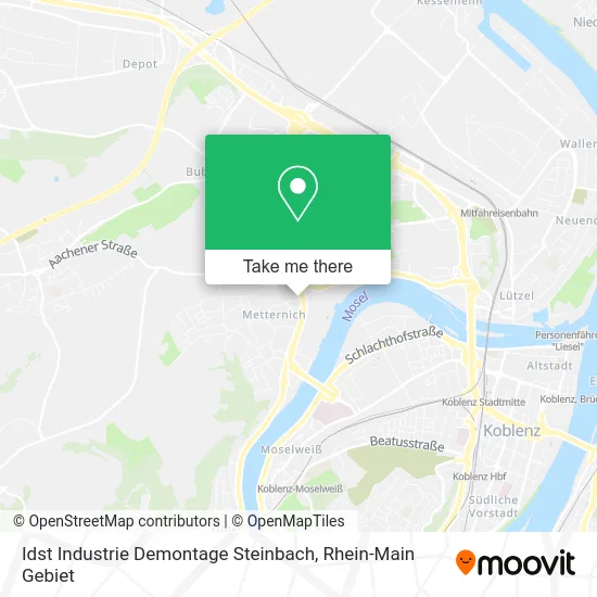 Карта Idst Industrie Demontage Steinbach