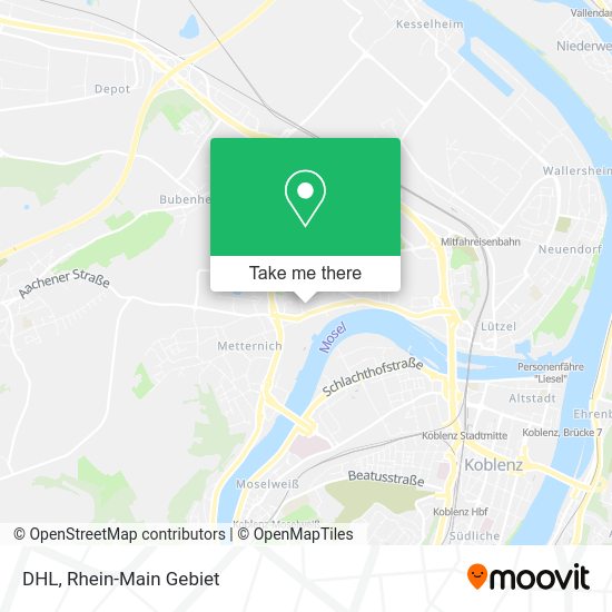 Карта DHL