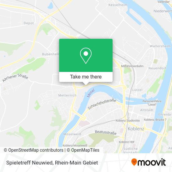 Карта Spieletreff Neuwied