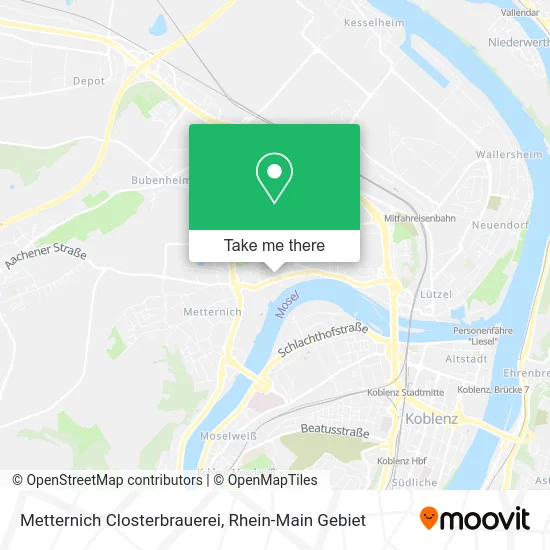 Metternich Closterbrauerei map