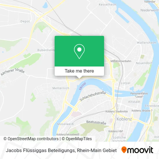 Jacobs Flüssiggas Beteiligungs map
