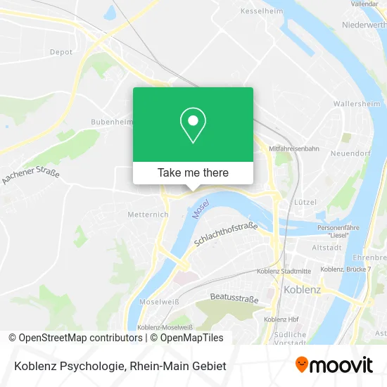 Карта Koblenz Psychologie