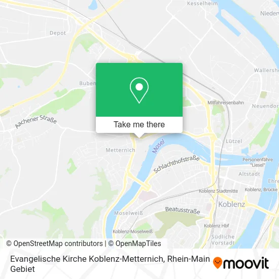 Карта Evangelische Kirche Koblenz-Metternich