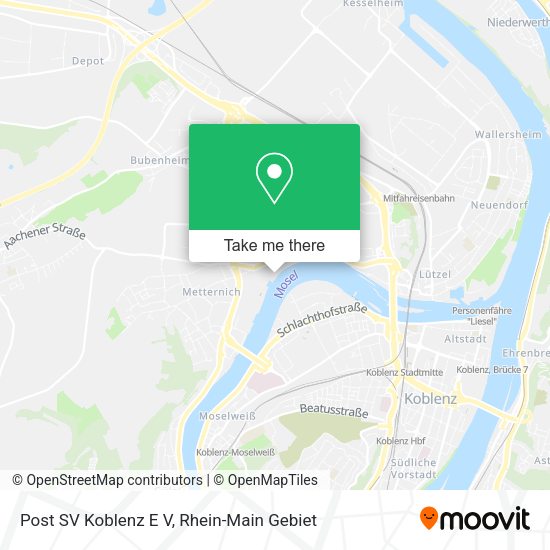 Карта Post SV Koblenz E V