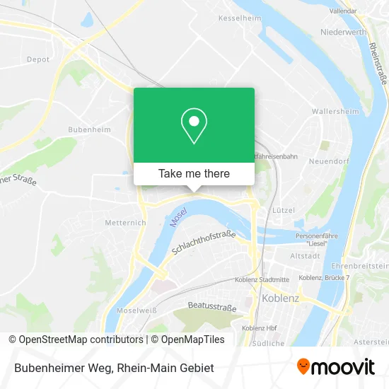 Карта Bubenheimer Weg
