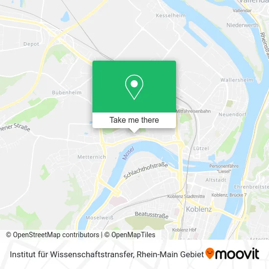 Institut für Wissenschaftstransfer map