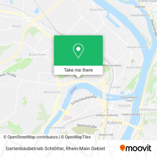Карта Gartenbaubetrieb Schlötter