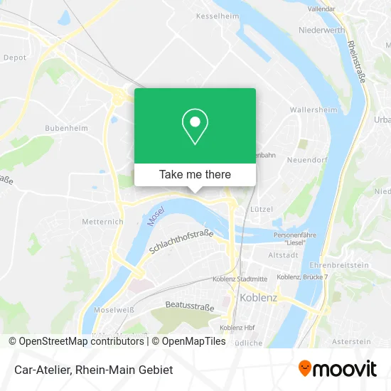 Car-Atelier map