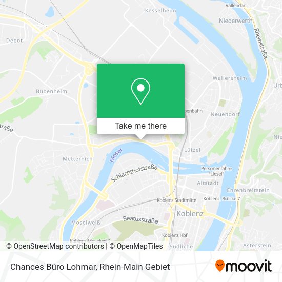 Карта Chances Büro Lohmar