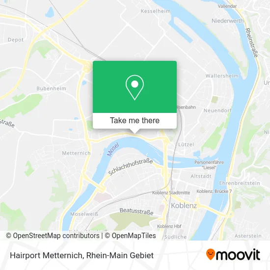 Карта Hairport Metternich