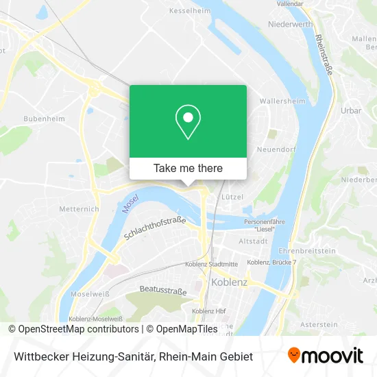 Карта Wittbecker Heizung-Sanitär