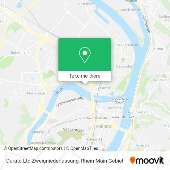 Карта Durato Ltd Zweigniederlassung