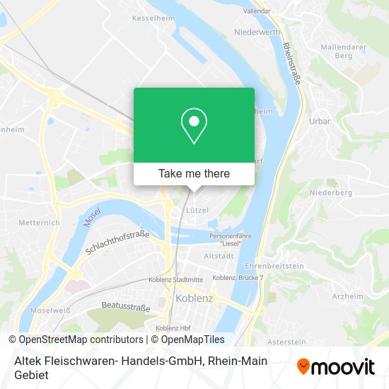 Карта Altek Fleischwaren- Handels-GmbH
