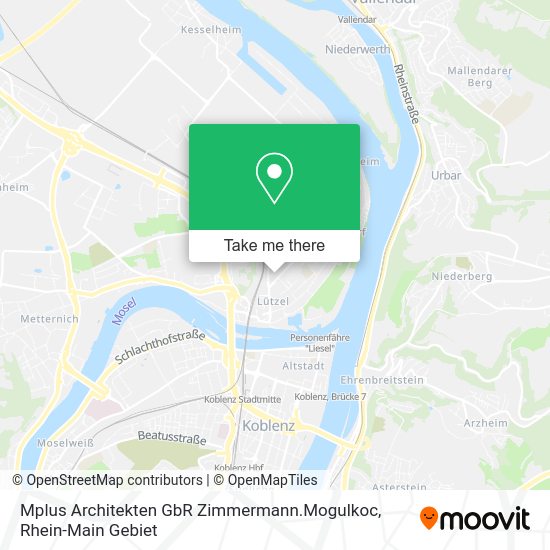 Карта Mplus Architekten GbR Zimmermann.Mogulkoc