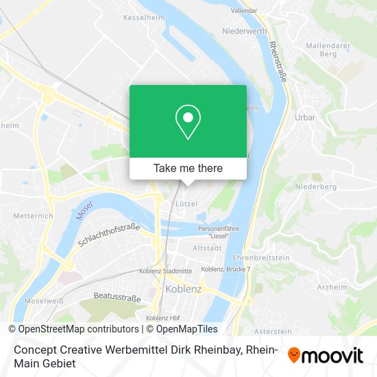 Карта Concept Creative Werbemittel Dirk Rheinbay