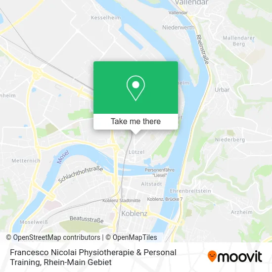 Карта Francesco Nicolai Physiotherapie & Personal Training