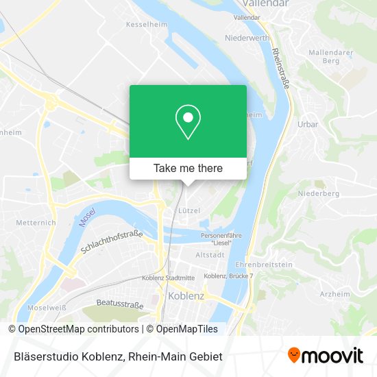 Карта Bläserstudio Koblenz