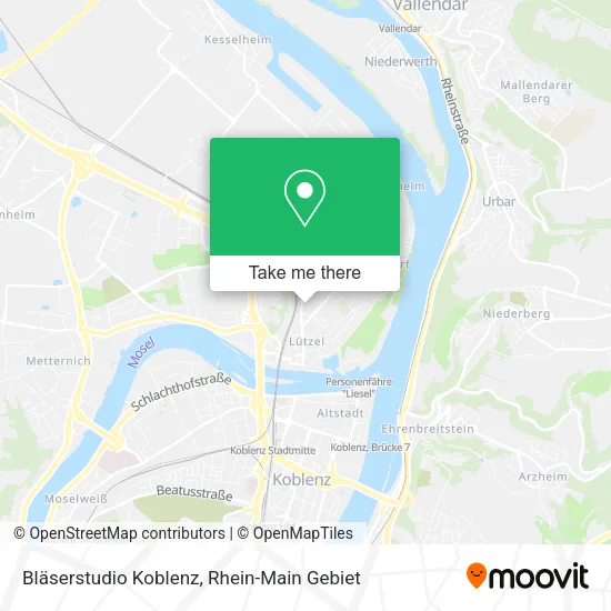 Карта Bläserstudio Koblenz