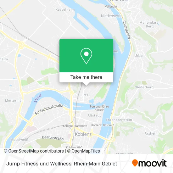 Карта Jump Fitness und Wellness