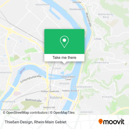 Карта Thießen-Design