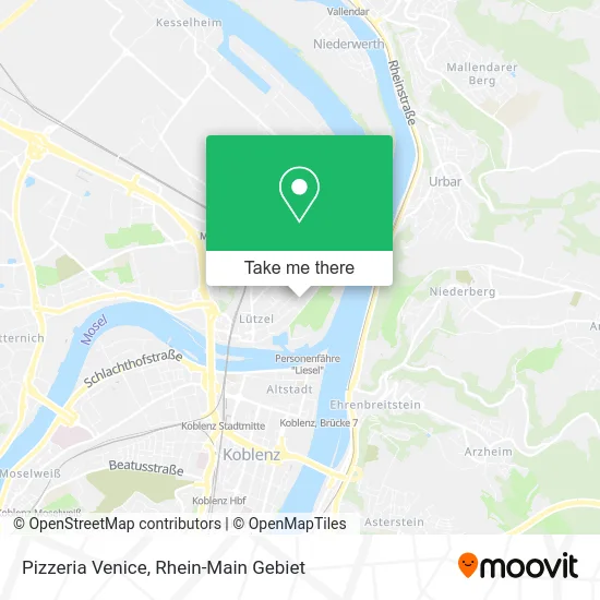 Карта Pizzeria Venice
