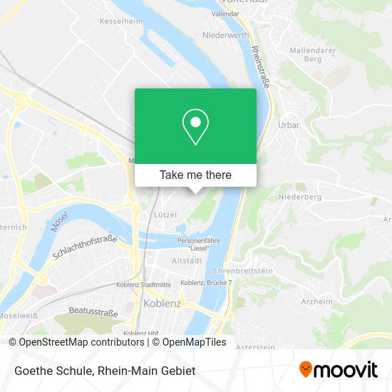 Карта Goethe Schule