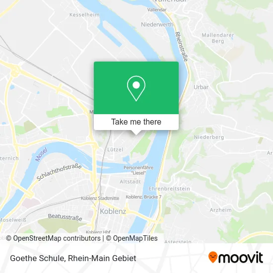 Карта Goethe Schule