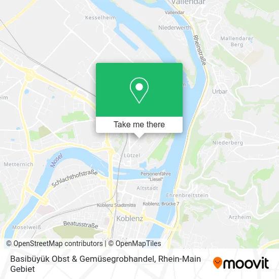 Карта Basibüyük Obst & Gemüsegrobhandel