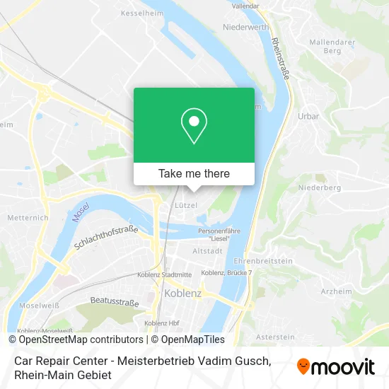 Карта Car Repair Center - Meisterbetrieb Vadim Gusch