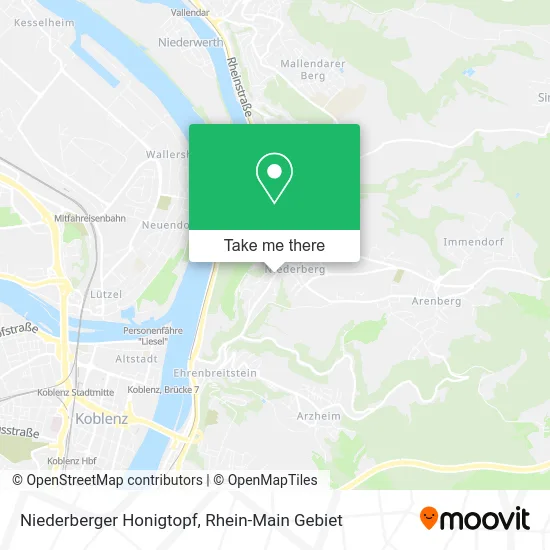 Карта Niederberger Honigtopf