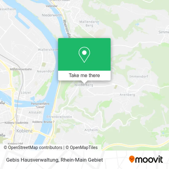 Карта Gebis Hausverwaltung