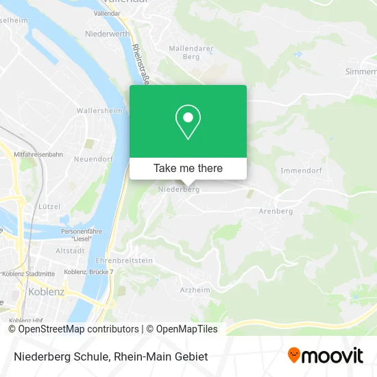 Карта Niederberg Schule