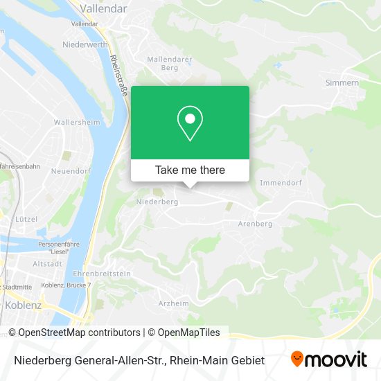 Карта Niederberg General-Allen-Str.