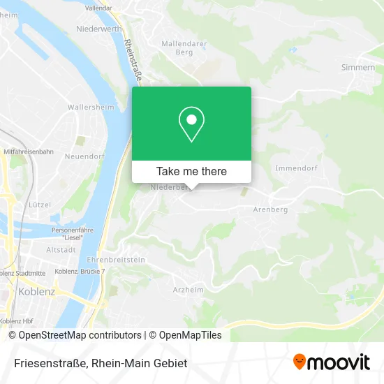 Карта Friesenstraße