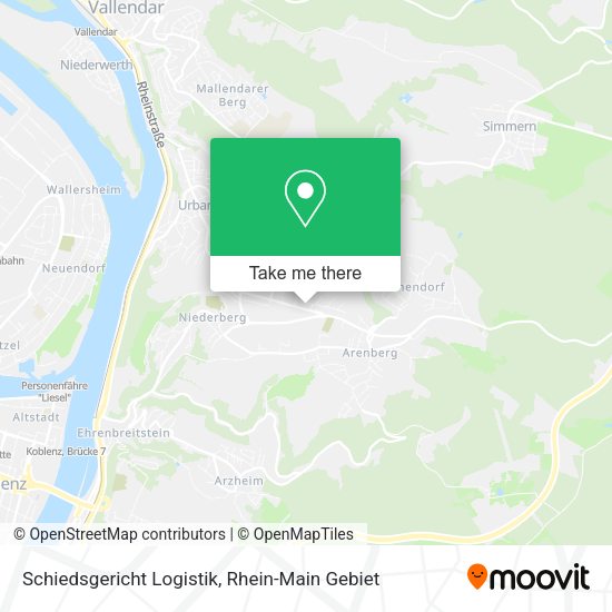 Карта Schiedsgericht Logistik