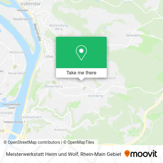 Карта Meisterwerkstatt Heim und Wolf