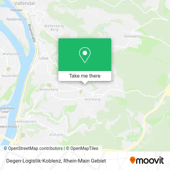 Карта Degen-Logistik-Koblenz
