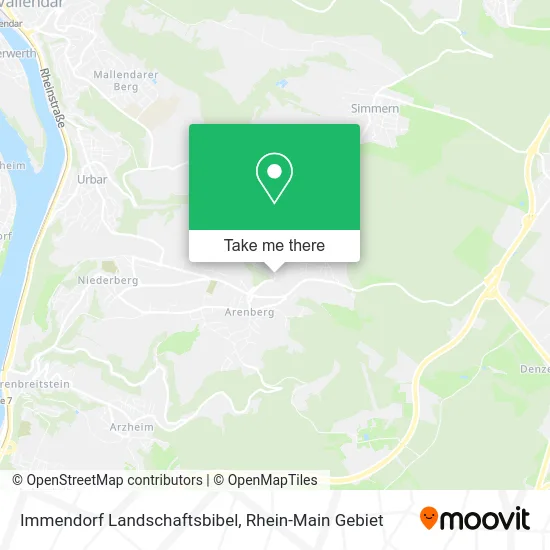 Карта Immendorf Landschaftsbibel