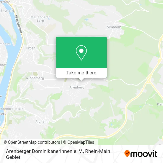 Карта Arenberger Dominikanerinnen e. V.